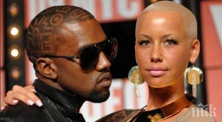 грозни сцени холивуд кание уест унижи публично амбър роуз