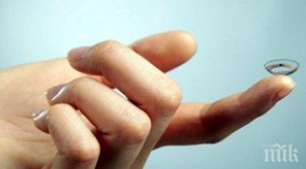 излизат контактни лещи вграден телескоп