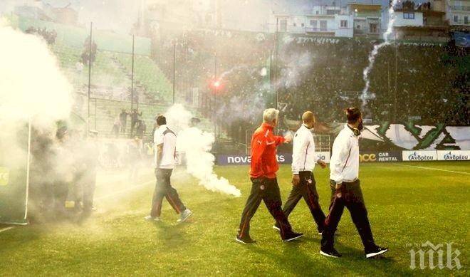 Ексцесии преди голямото гръцко дерби