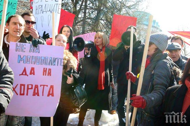 Мая Манолова вдига в интернет протест 2.0 срещу дълга