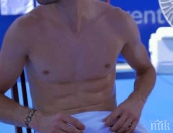 Гришо демонстрира сексапил на тренировка (видео)