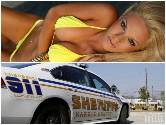Шок! Арестуваха българска еротична супермоделка в САЩ - хванали я да кара пияна в насрещното (снимки)