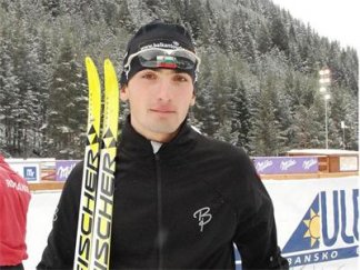 наш биатлонист преследването