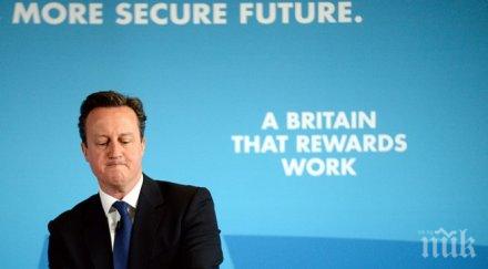 премиерът дейвид камерън провали предизборната кампания