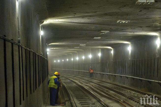Mетрото до Летище София тръгва в началото на април