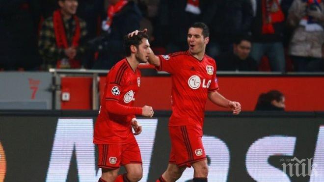 Леверкузен победи финалиста в ШЛ, изгониха Тиаго