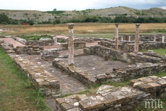 Показаха уникална мозайка в античния град Стоби