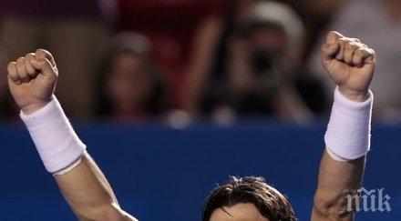 ферер отмъсти нишикори триумфира акапулко