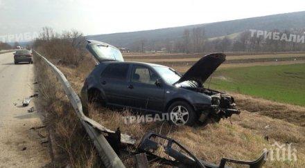 тежка катастрофа враца голф размаза зверски мантинела снимки