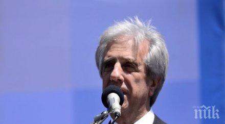 новият президент уругвай тръгна алкохола