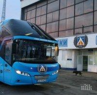 изпотрошиха автобуса левски