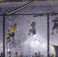 Футболни ултраси пребиха полицаи в Аржентина