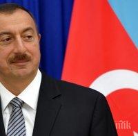 Президентът на Азербайджан Илхам Алиев на посещение в София
