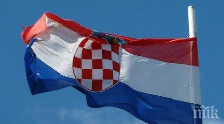 президентът хърватия пристигна първото официално посещение чужбина