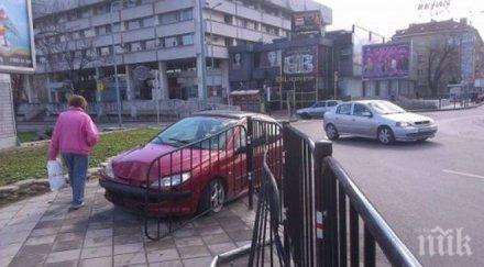 пежо натресе ограда кръговото водната палата