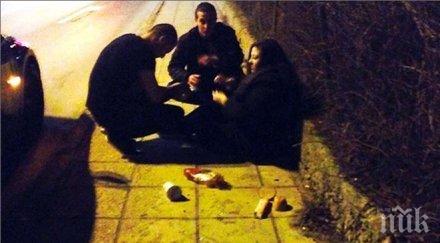 бмв отнесе пешеходци тротоара жената безпомощно състояние обновена