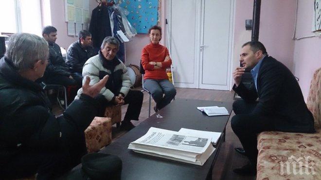 Красен Кръстев проведе открита приемна за жителите на белослатинското село Бърдарски геран