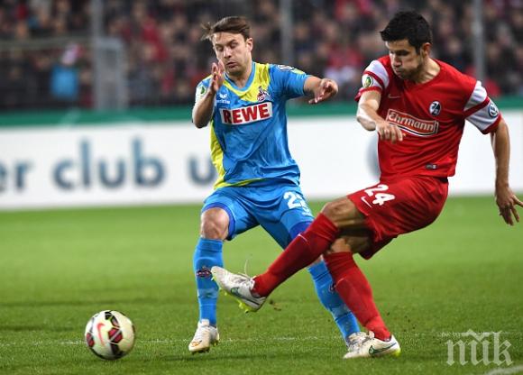 Фрайбург се справи с Кьолн за две минути