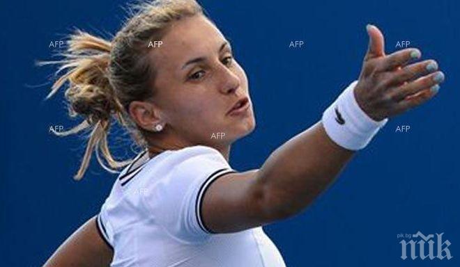 Леся Цуренко преодоля първия кръг на турнира по тенис в Монтерей
