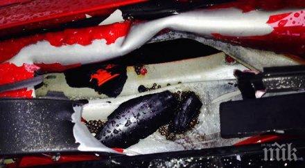 кола пламна движение