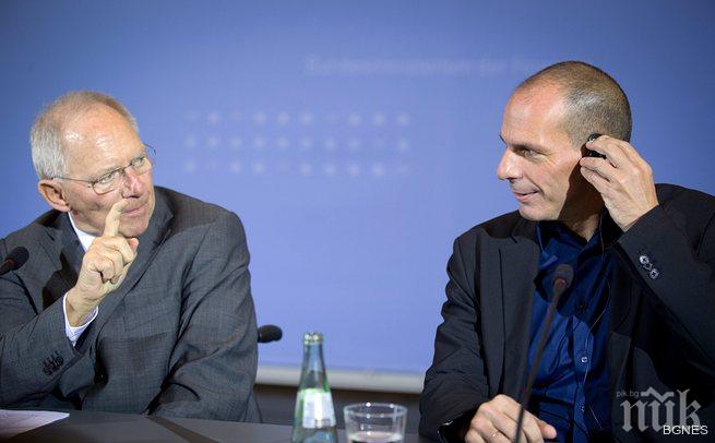 Шойбле: Варуфакис да не се опитва да променя условията за кредитно споразумение