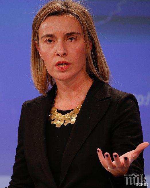 Могерини: Основната цел на ЕС е засилване на мисията на ОССЕ в Украйна