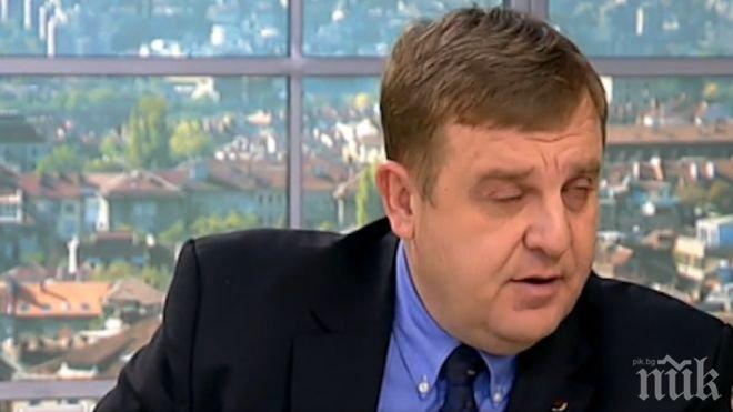 Каракачанов: За да бъде коментирана подадената оставка, първо трябва да се чуят мотивите за нея
