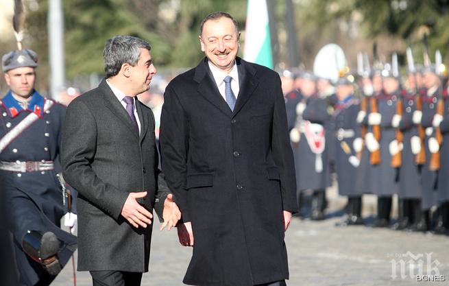 Плевнелиев и Алиев подписаха Декларация за стратегическо партньорство