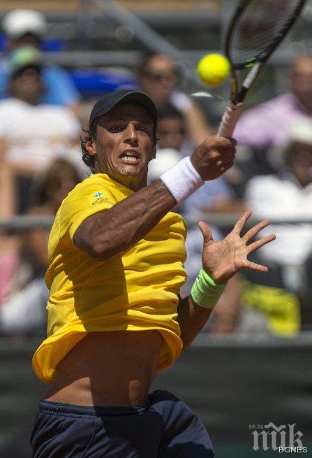 Аржентина и Бразилия си размениха по една победа за Купа Дейвис