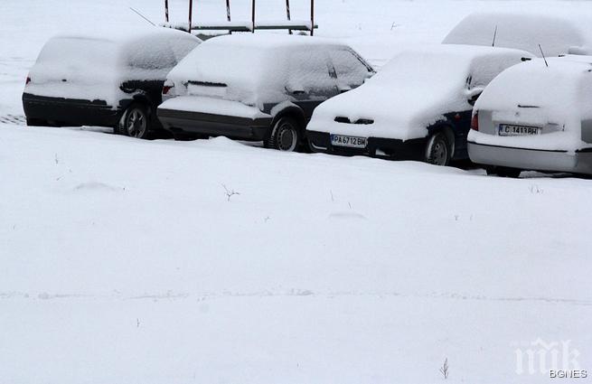 Баба Марта покри София под бяла пелена