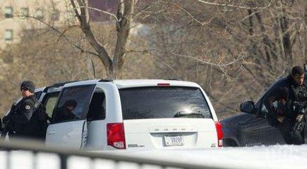 силен шум вкара паника белия дом заключиха журналистите залата брифинги