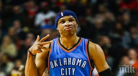 нов трипъл дабъл уестбрук оклахома надви торонто