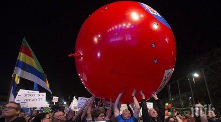 протести тел авив преизбирането нетаняху