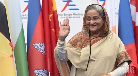 взривове гръмнаха пътя премиерката бангладеш