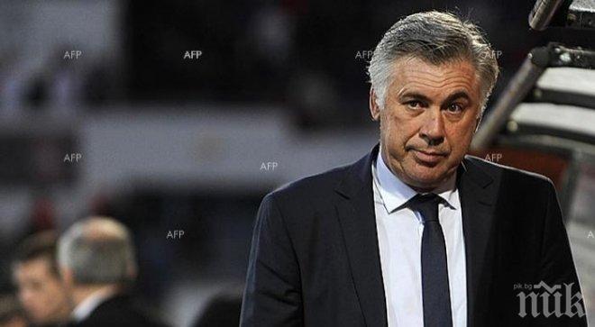 Анчелоти: Играем с прекалено много докосвания