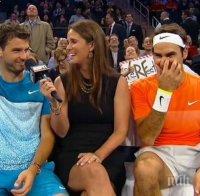 Вижте шоуто между Гришо и Федерер (видео)