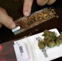 Спипаха младеж с два плика марихуана