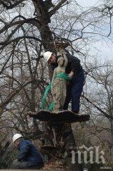 спасяват фонтана деметра пловдив