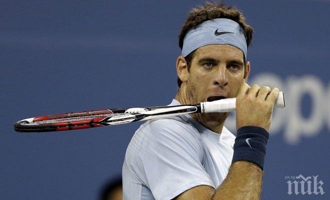 Дел Потро се отказа от Индиан Уелс
