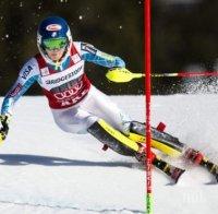 Михаела Шифрин първа в слалома в Швеция, доближи се до третата си световна купа