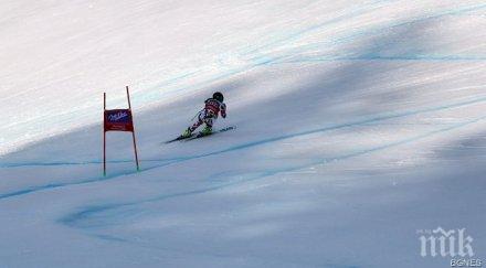 самолет удари скиорка писта алпите