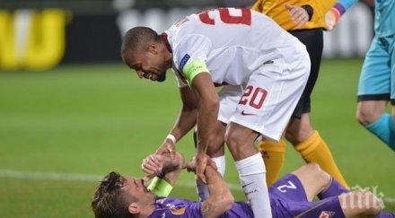 рома измъкна късен гол флоренция