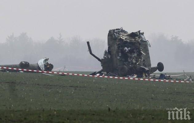 Вижте покъртителни снимки от разбилия се хеликоптер край Белград