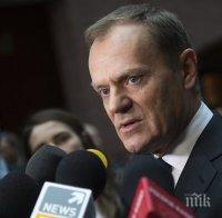 Туск: Излизането на Гърция от еврозоната ще бъде катастрофално