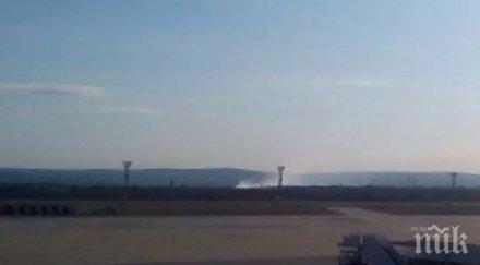 адски пожар пламна варна снимка