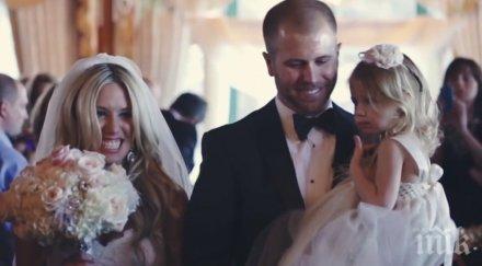 трогателно младоженец разплака света давайки обет небиологичната дъщеря видео