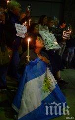 трагедия фен загина падна метра футболен мач аржентина