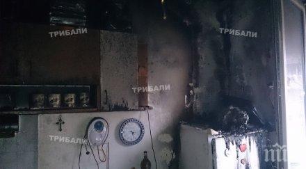 пожар изпепели апартамент враца