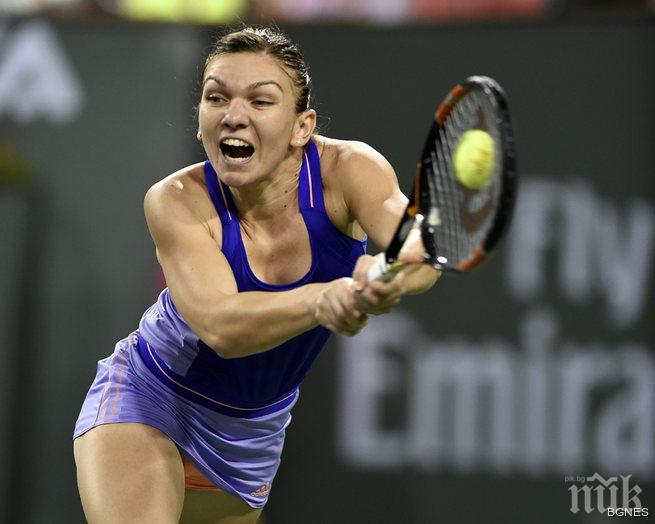 Безкомпромисна! Халеп отвя Леченко, класира се напред в Индиън Уелс