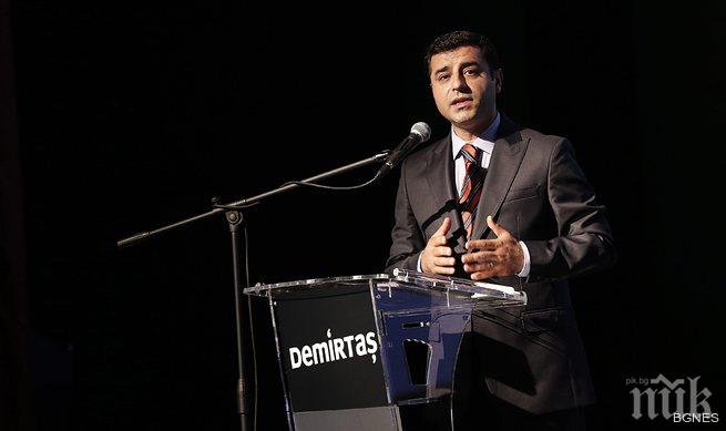 Демирташ разкритикува Ердоган заради позиция по кюрдския въпрос